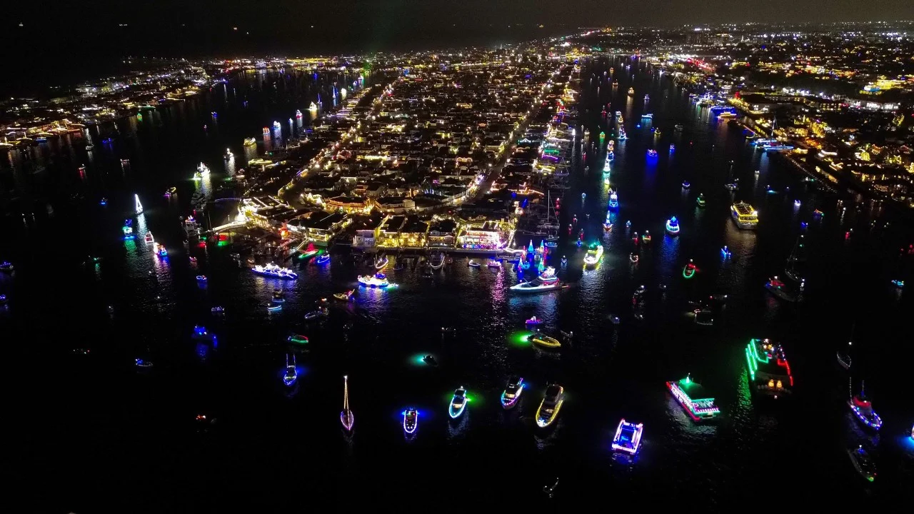 117th Newport Beach Christmas Boat Parade lights up holiday cheer in California: photos