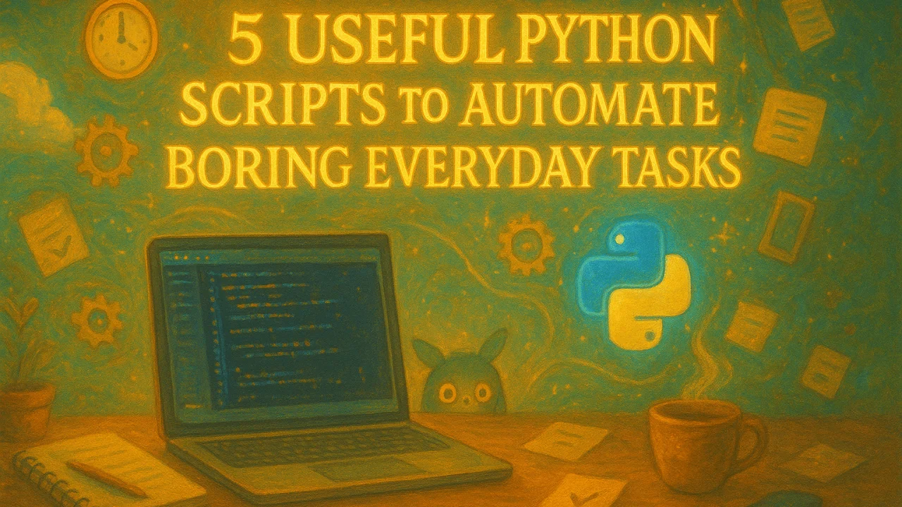 5 Useful Python Scripts to Automate Boring Everyday Tasks