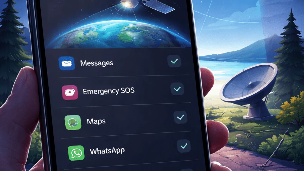 Android Prepares Satellite Connectivity Hub For Apps