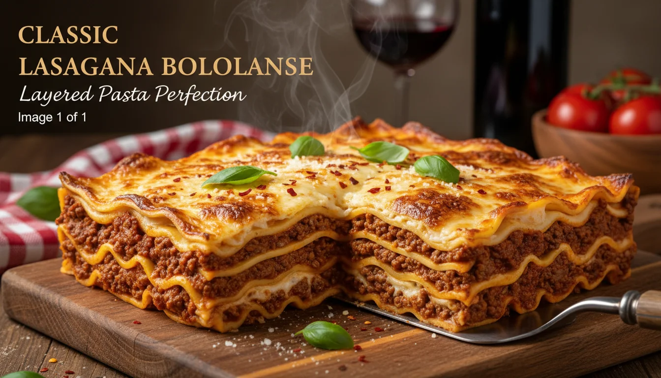 Bolognese pasta layers - Italian - Classic Lasagna Bolognese Layered Pasta Perfection - Craft ultimate Bolognese - Gemini Auto Post