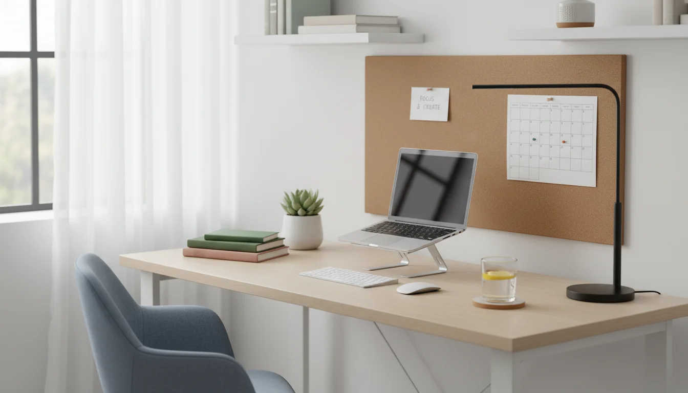 Desk declutter productivity - minimalist space - Declutter Your Desk A Productive Workspace Transformation - Boost productivity desk - Gemini Auto Post