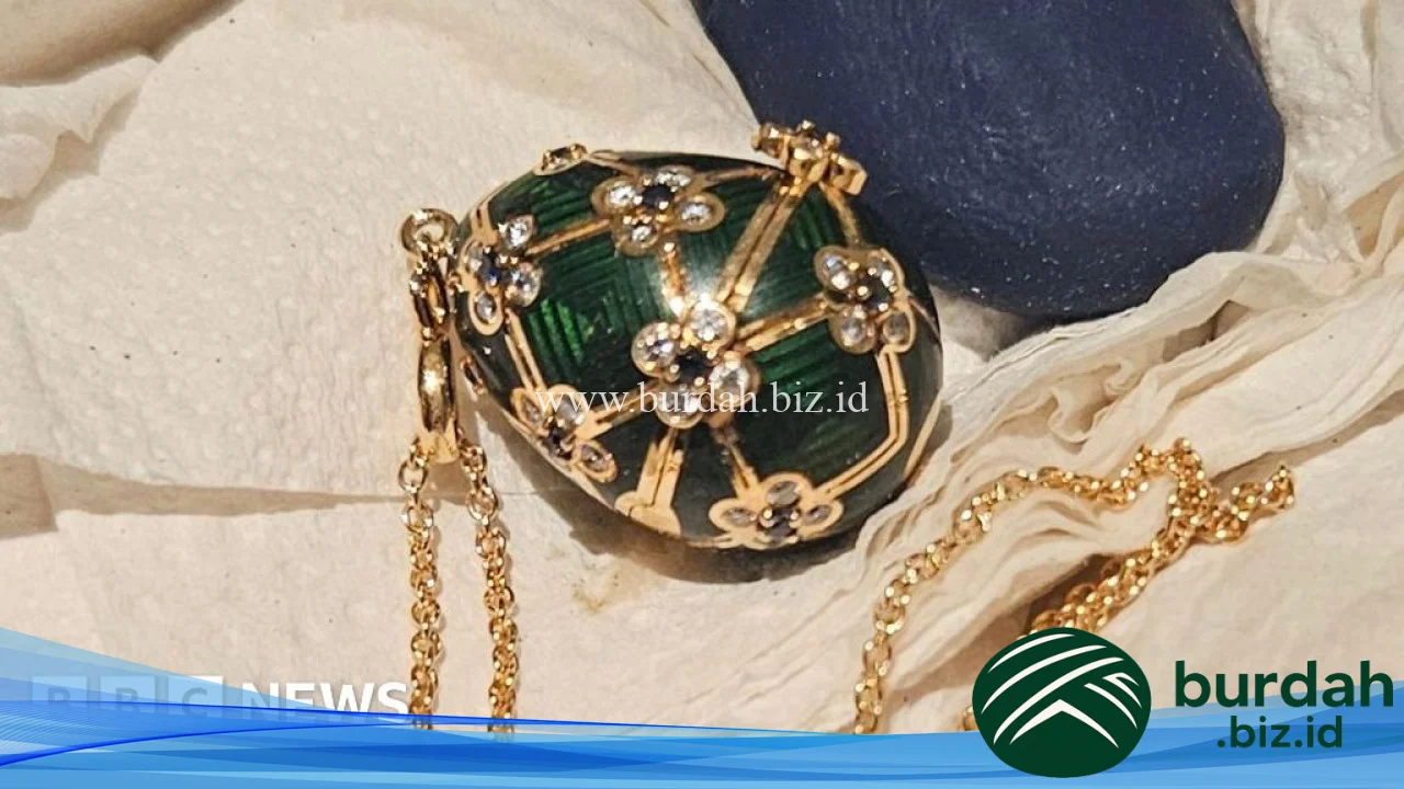 Police recovered a $19k Fabergé egg from inside a man