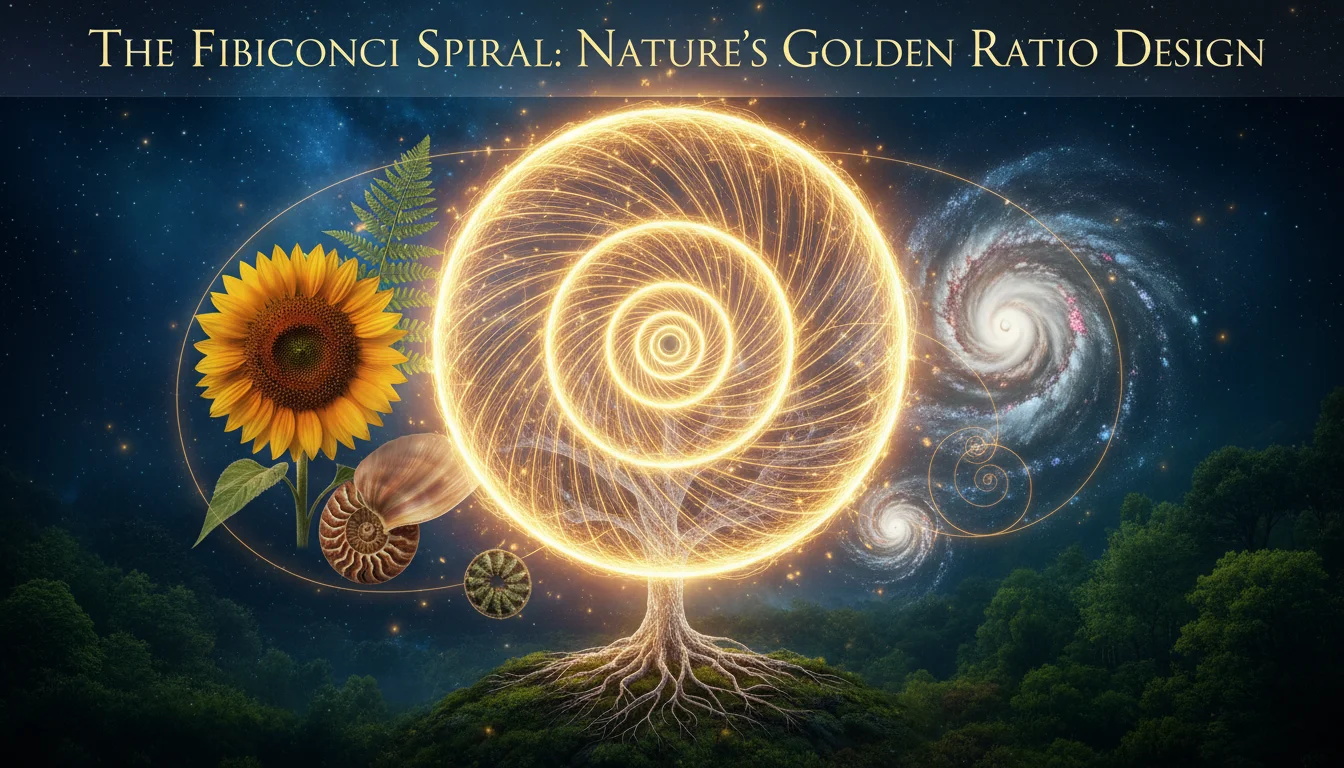 Fibonacci spiral design - elegant design - The Fibonacci Spiral Nature's Golden Ratio Design - Uncover breathtaking mathematical - Gemini Auto Post