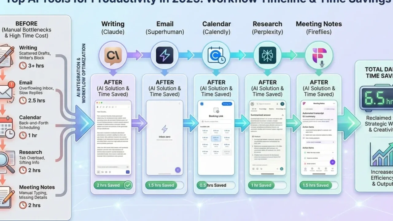Top AI Tools for Productivity in 2025