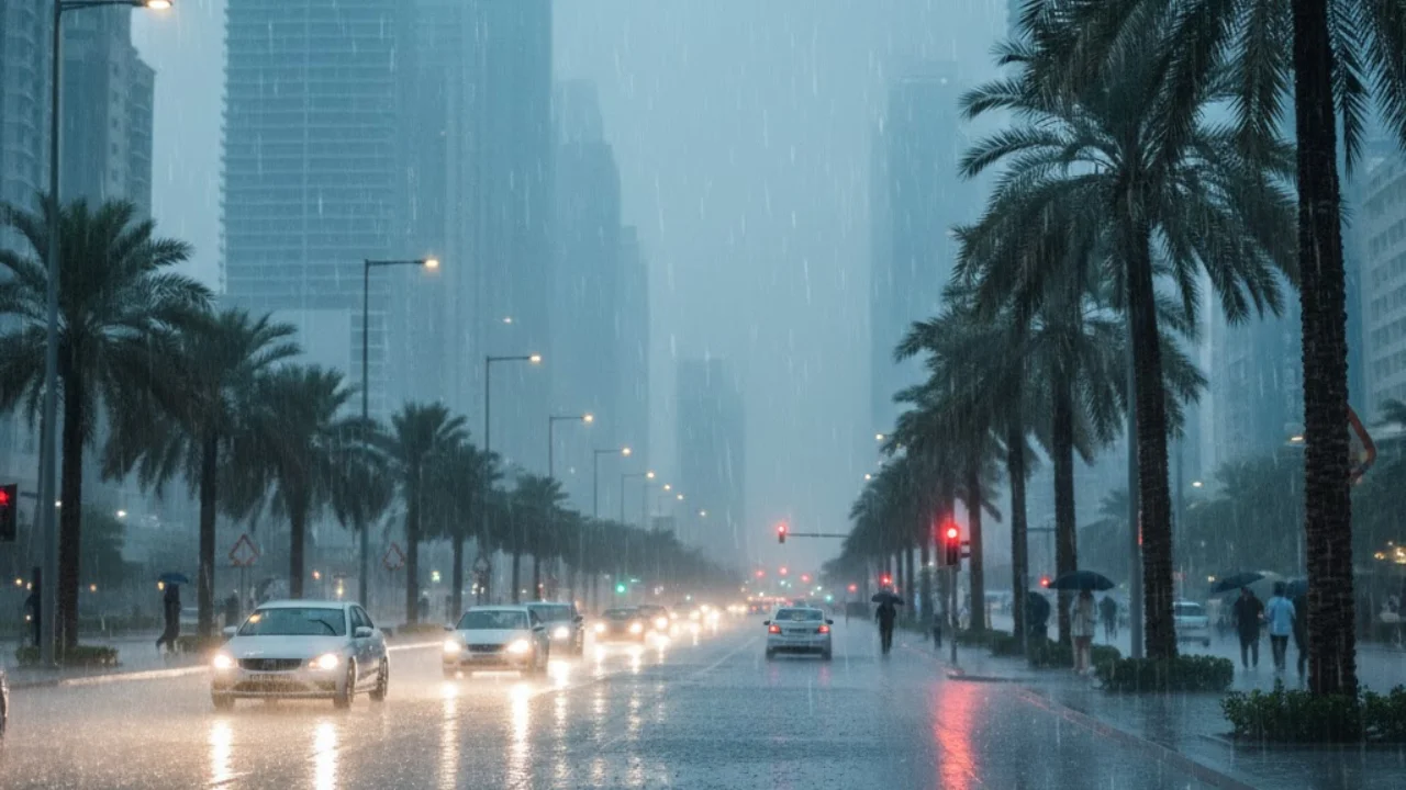 UAE Hit By Rain, Gusty Winds