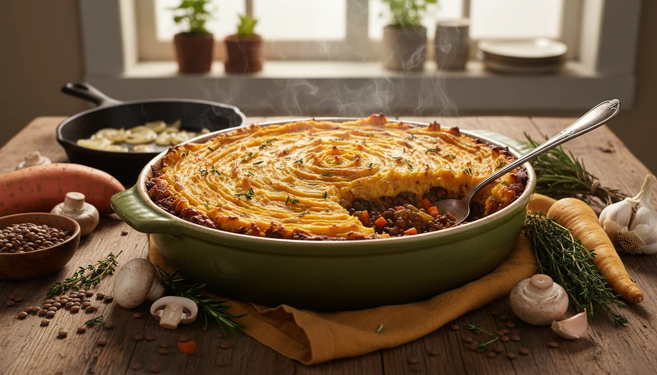 Velvety Lentil Umami - Vegan - Velvety Lentil Shepherd's Pie Earthy Umami Bliss - Velvety Lentil Umami: - Gemini Auto Post