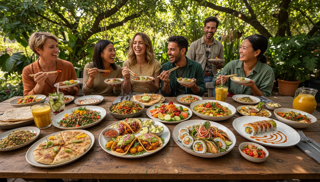 Vegan global feast - Vegan - Vibrant Plant-Powered Feast Global Flavors, Purely Vegan - Embark culinary adventure! - Gemini Auto Post