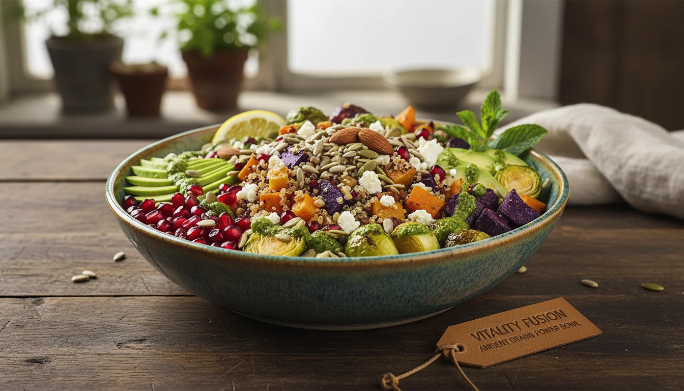 Ancient Grains Bowl - Healthy - Vitality Fusion Ancient Grains Power Bowl - Fuel your day - Gemini Auto Post